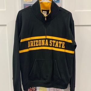 PINK ASU quarter zip jacket